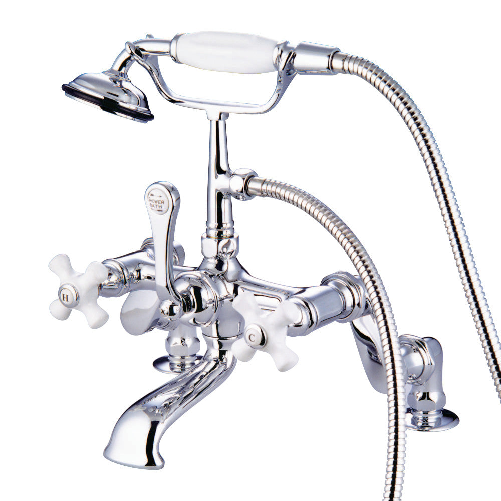 Vintage Adjustable Center Deck Mount Tub Faucet