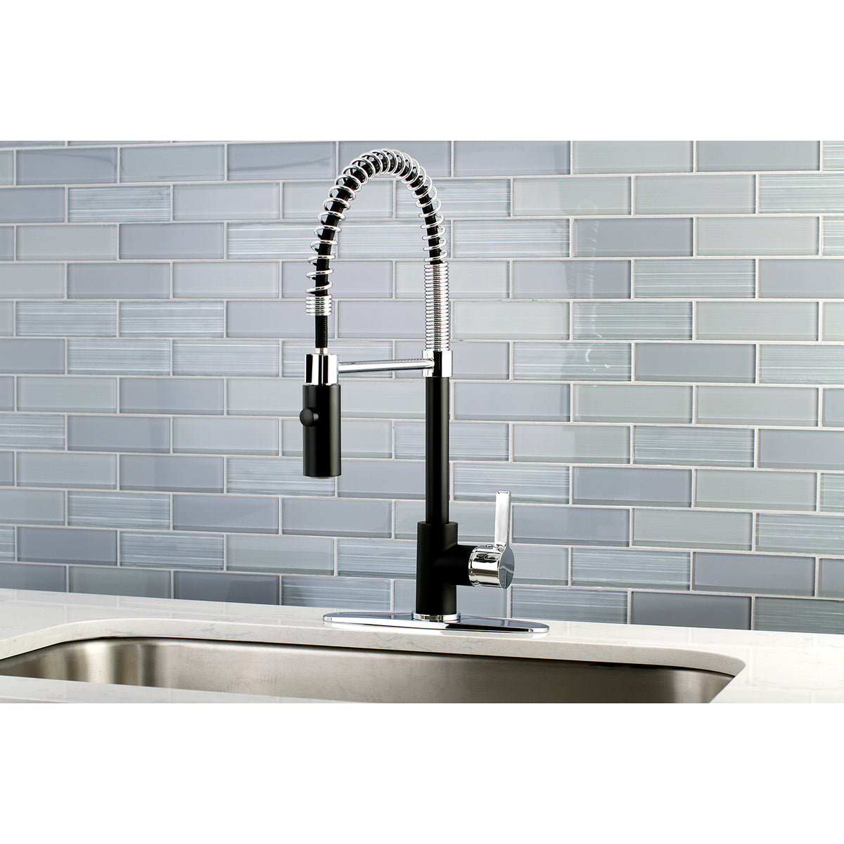 Gourmetier LS8777CTL Continental Single-Handle Pre-Rinse Kitchen Faucet