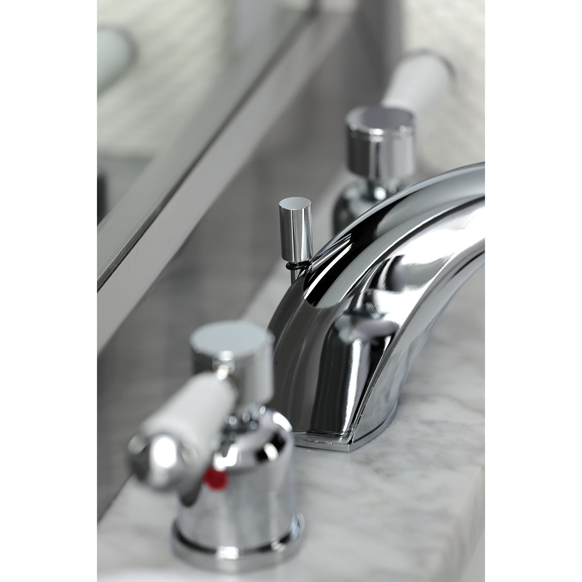 Kingston Brass FB8951DPL Mini-Widespread Bathroom Faucet