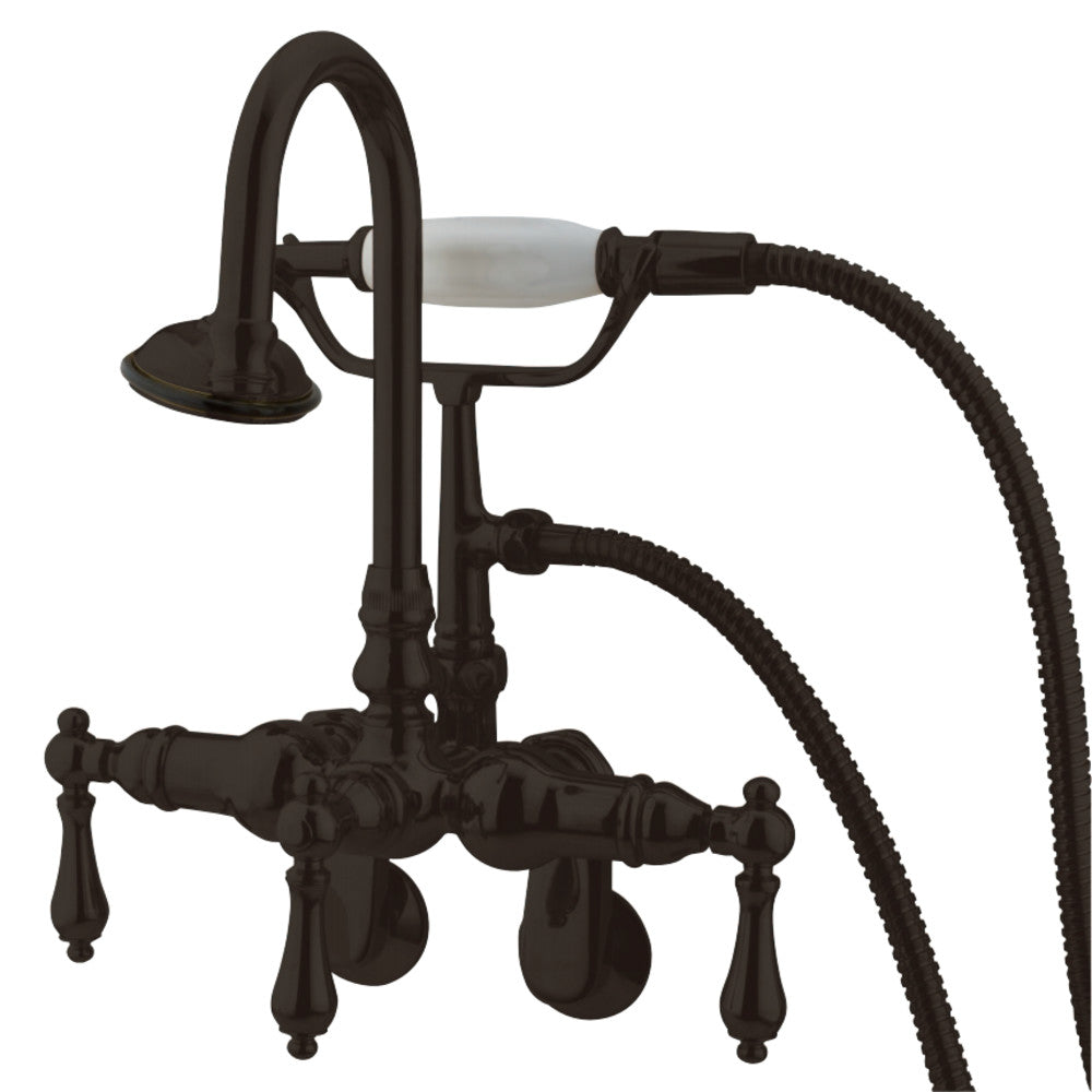 Vintage Adjustable Center Wall Mount Tub Faucet