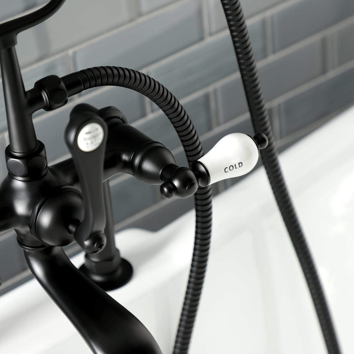 Auqa Vintage Deck Mount Clawfoot Tub Faucet