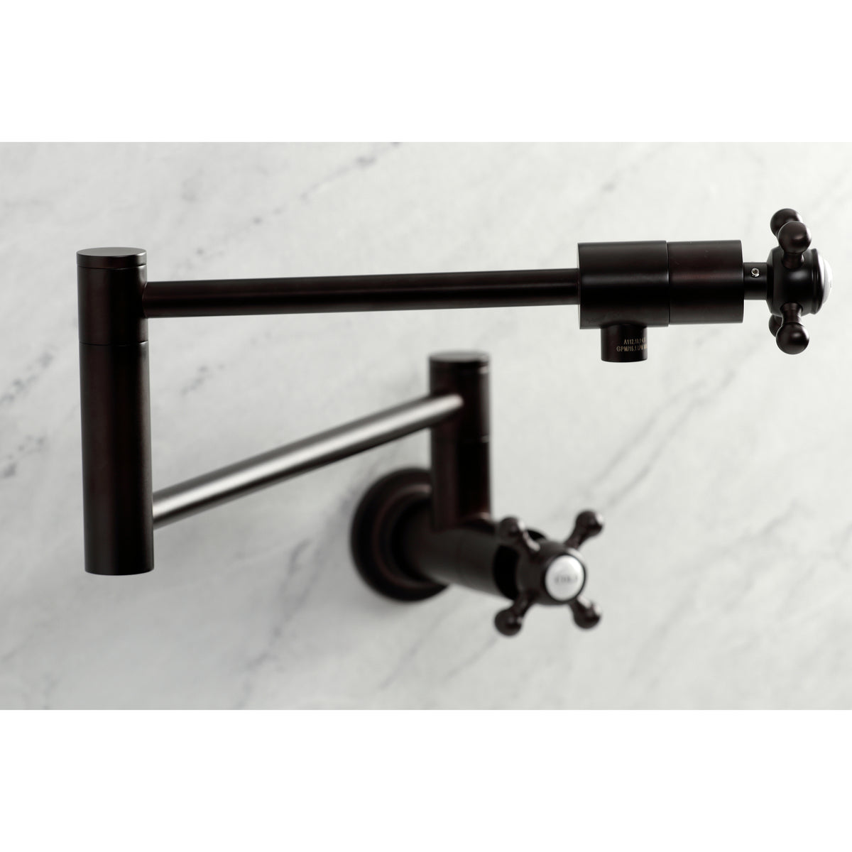 Kingston Brass KS4106BX Metropolitan Wall Mount Pot Filler