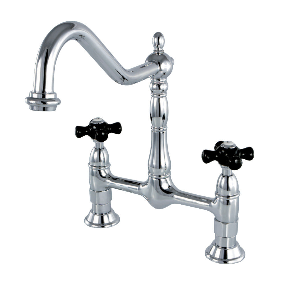 Kingston Brass KS1172PKX Duchess Bridge Kitchen Faucet