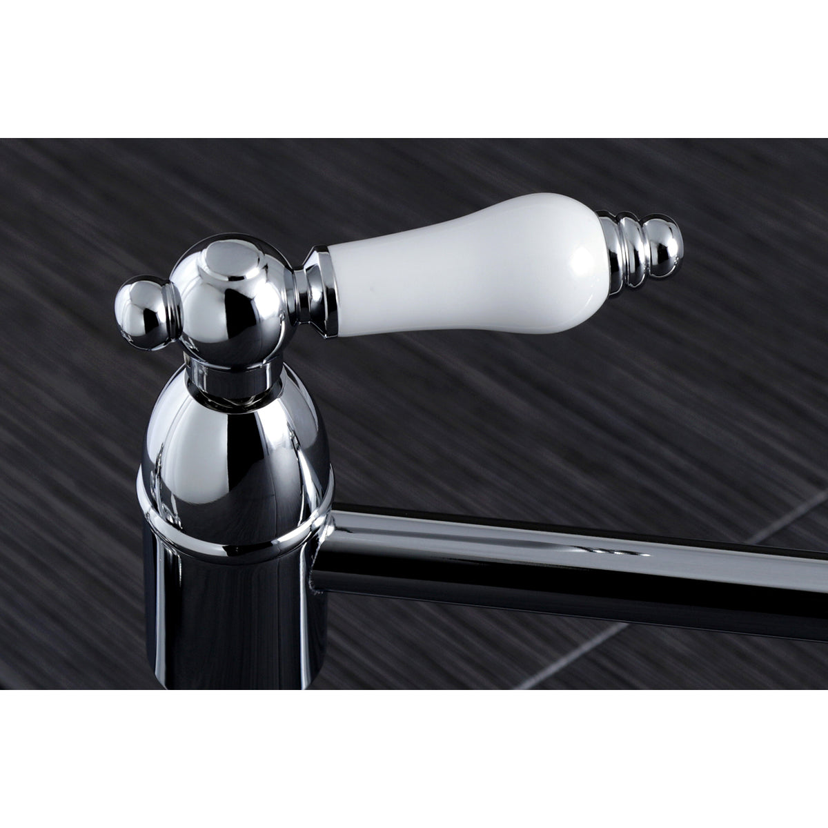 Kingston Brass KS3106PL Restoration Wall Mount Pot Filler Kitchen Faucet