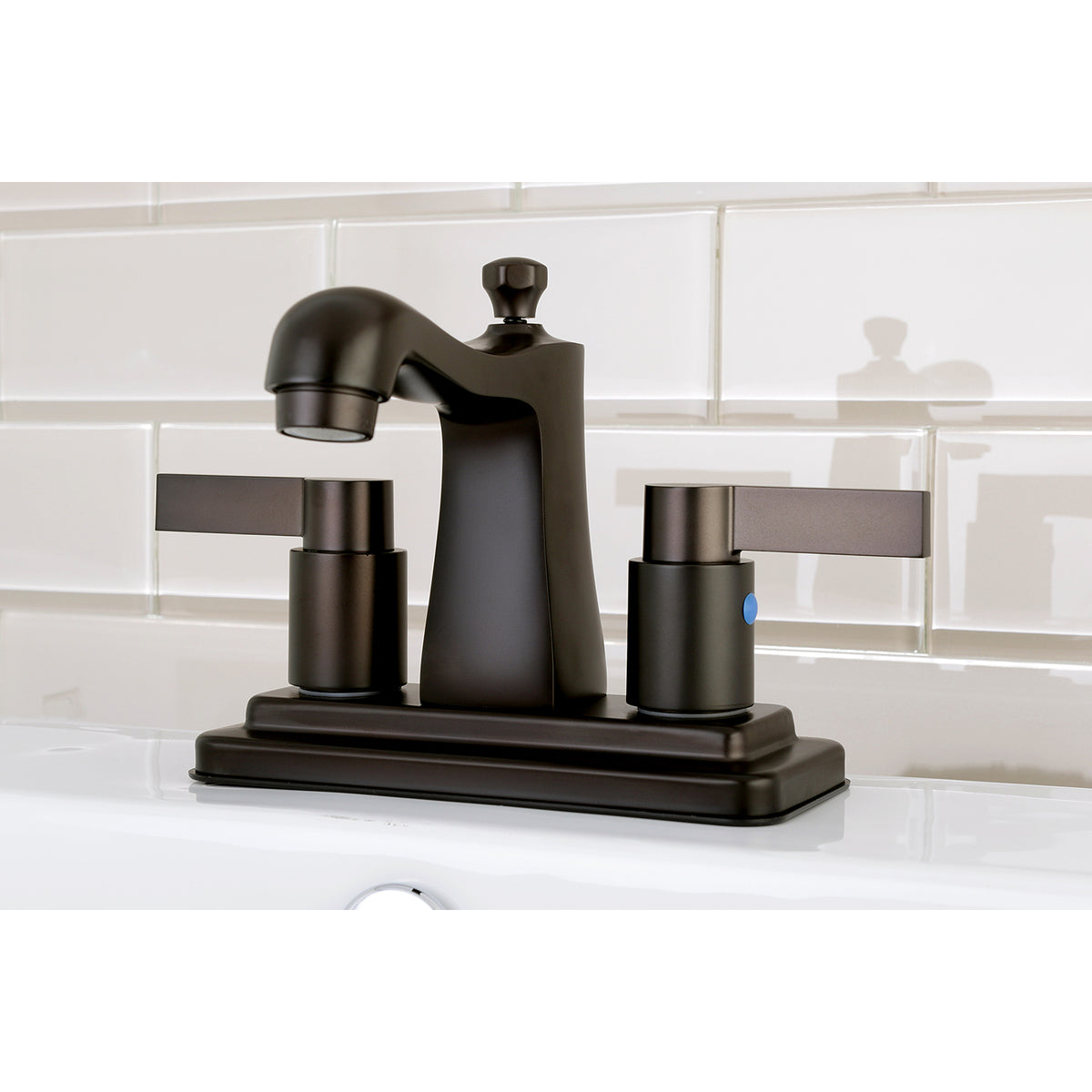 Kingston Brass FB4641NDL 4 in. Centerset Bathroom Faucet