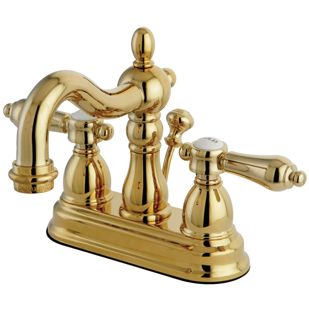 Kingston Brass KS1605BAL 4 in. Centerset Bathroom Faucet