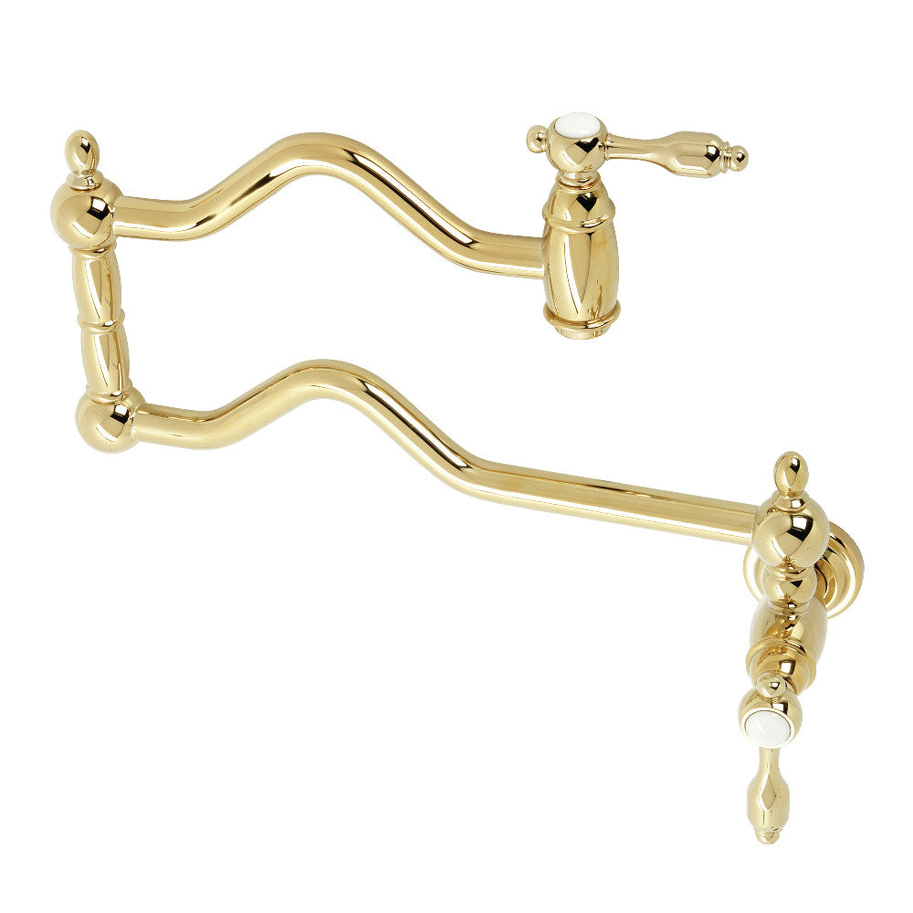 Kingston Brass KS2100TAL Tudor Wall Mount Pot Filler