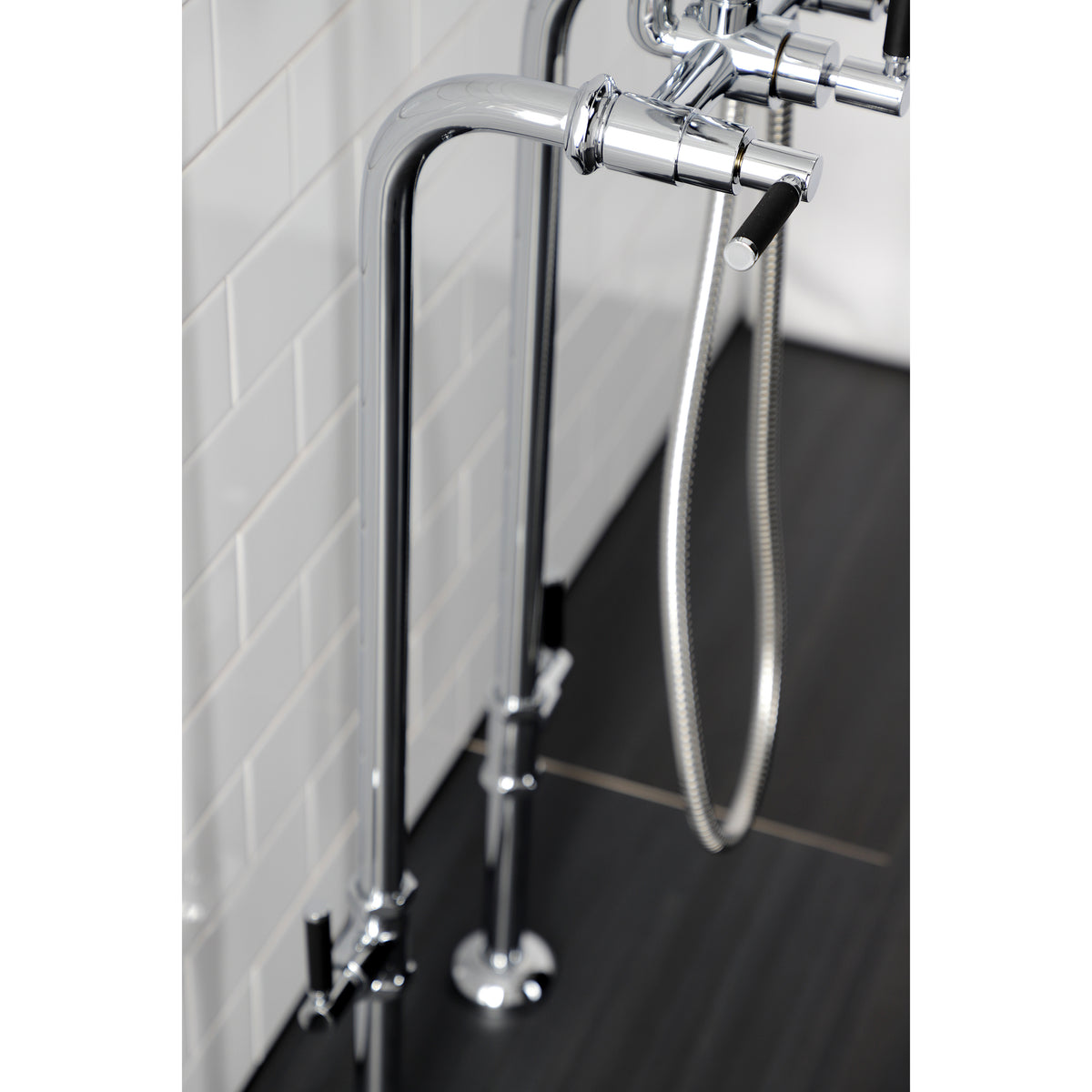 Vintage CCK8406DKL Concord Freestanding Tub Faucet with Supply Line,Stop Valve