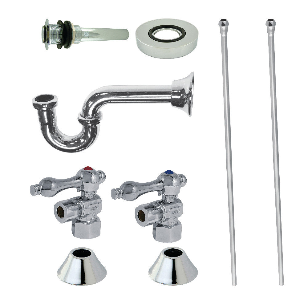Kingston Brass Traditional Plumbing Sink Trim Kit with P-Trap and Drain
