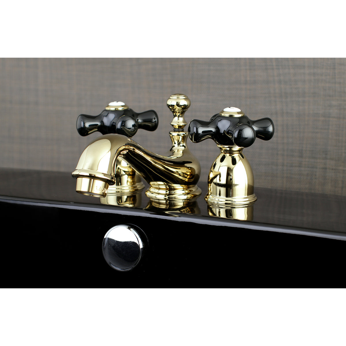 Kingston Brass KS3958PKX Duchess Mini-Widespread Bathroom Faucet
