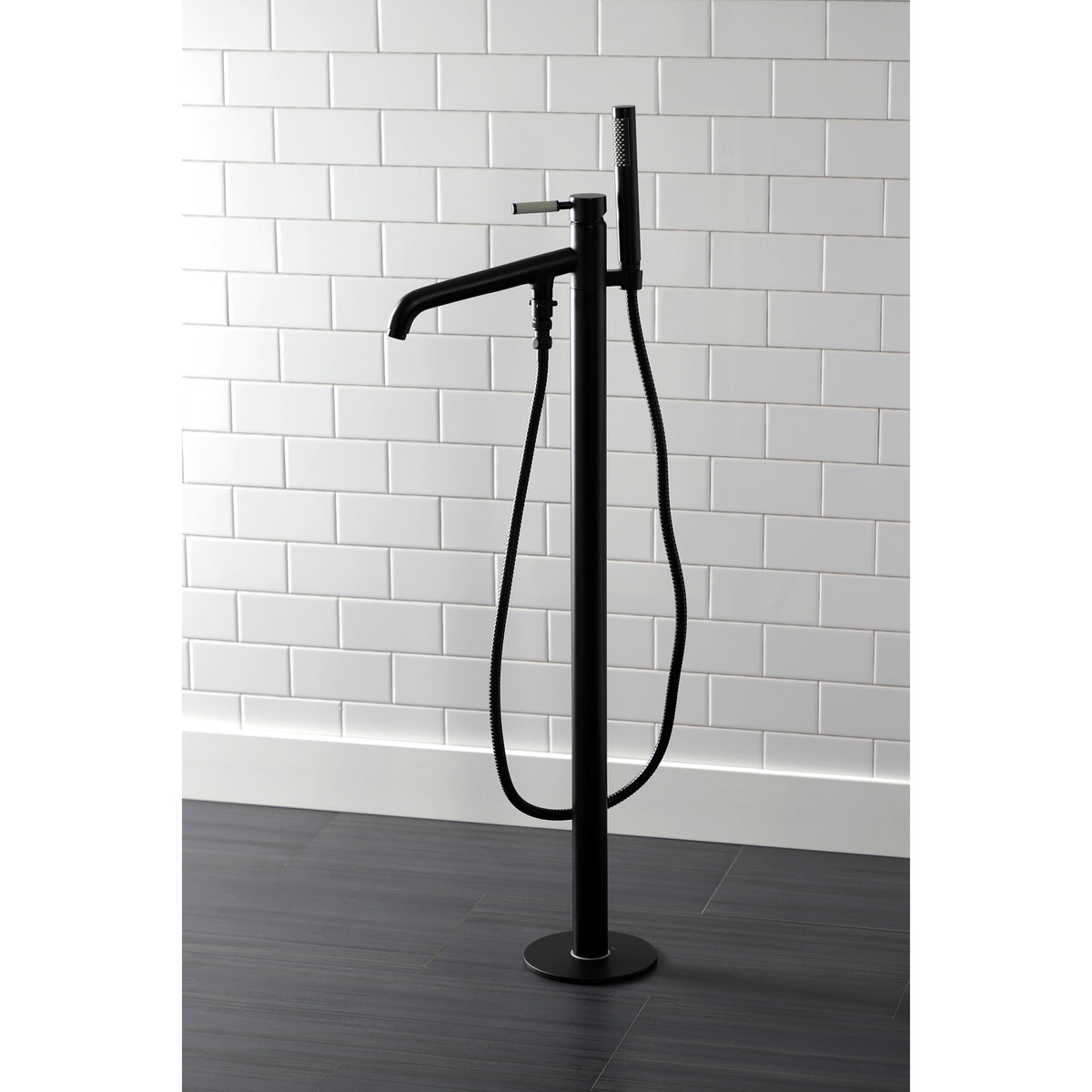 Kaiser Freestanding Tub Faucet with Hand Shower