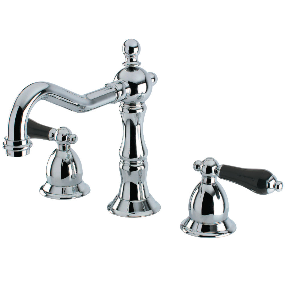 Kingston Brass KS1975PKL Duchess Widespread Bathroom Faucet with Brass Pop-Up