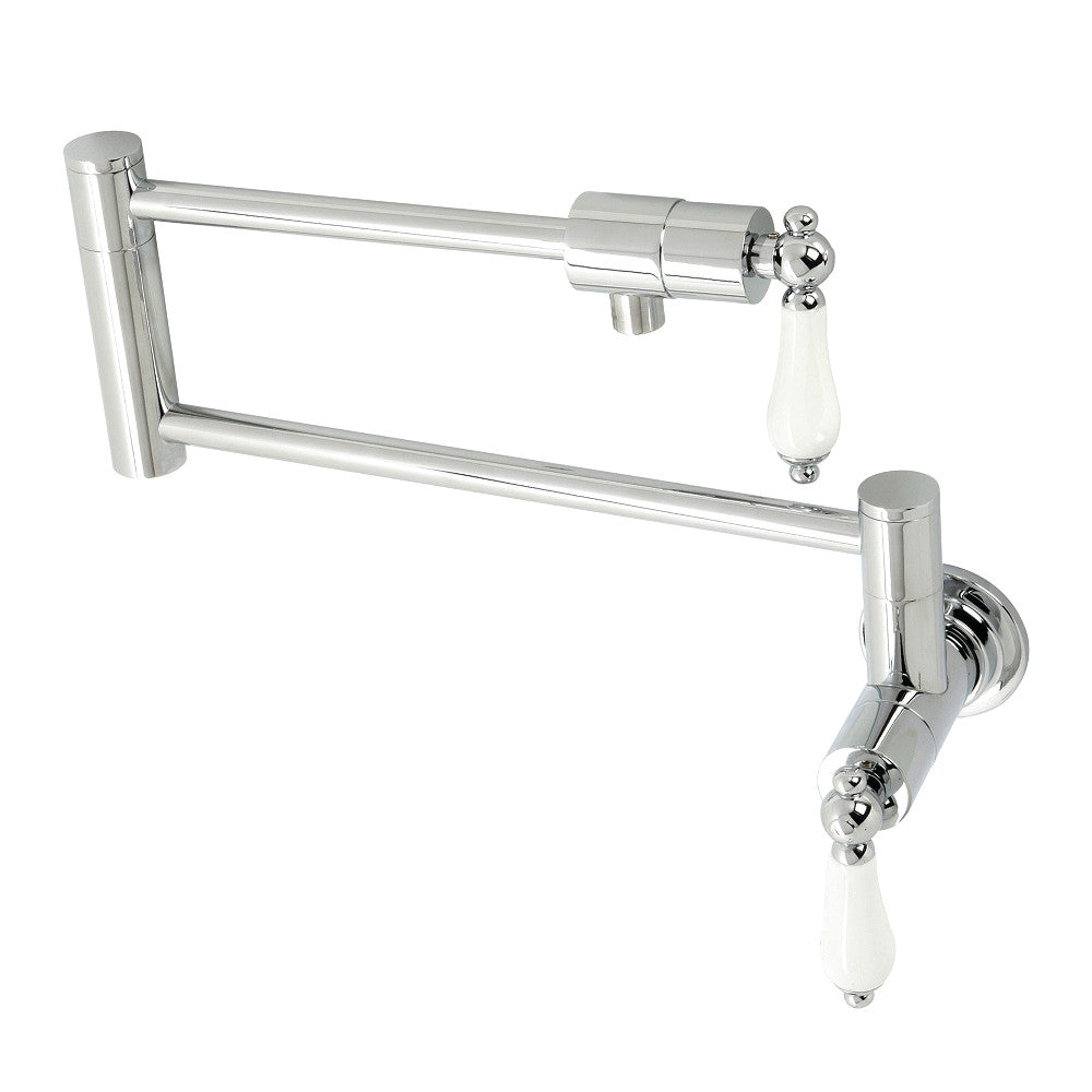 Kingston Brass KS4106PL Metropolitan Wall Mount Pot Filler