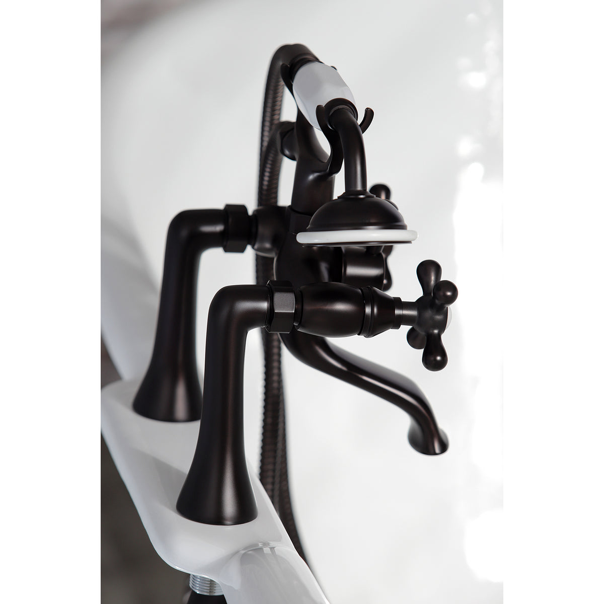 Kingston Clawfoot Tub Faucet with Hand Shower