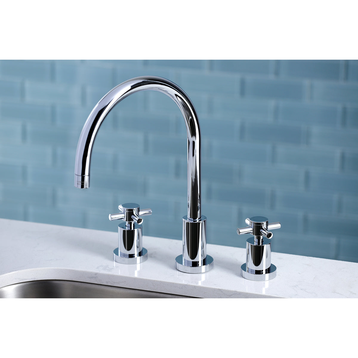 Kingston Brass KS8728DXLS Widespread Kitchen Faucet