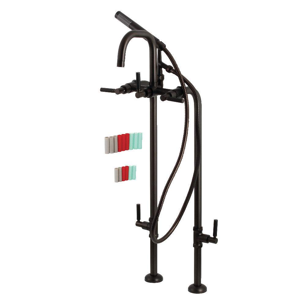 Vintage CCK8406DKL Concord Freestanding Tub Faucet with Supply Line,Stop Valve