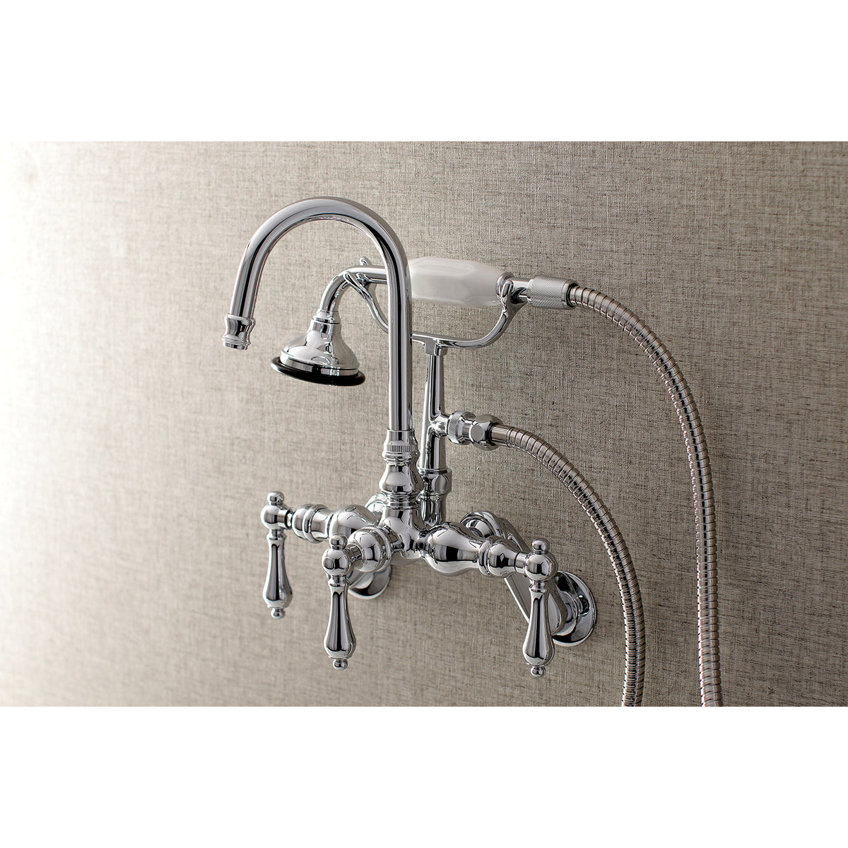 Aqua Vintage Wall Mount Clawfoot Tub Faucets