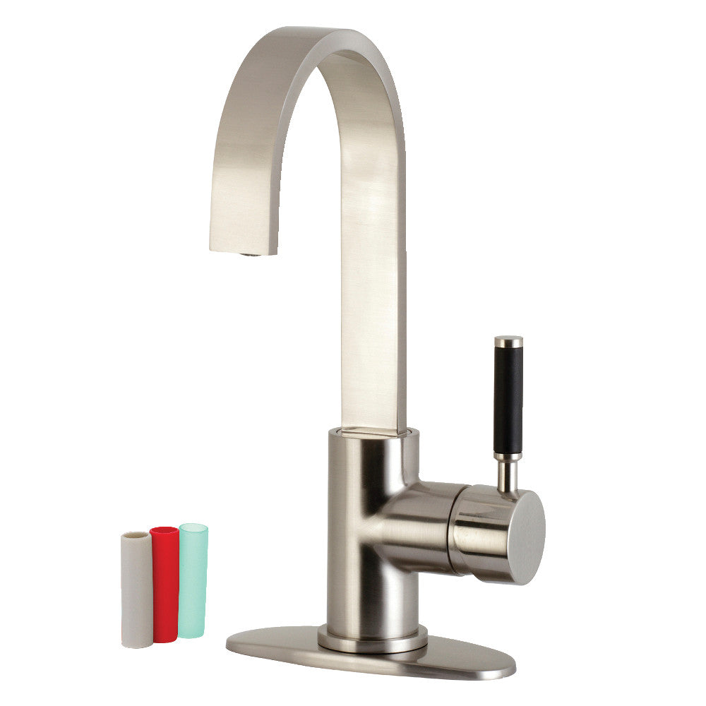 Kingston Brass LS8618DKL Kaiser One-Handle 1-Hole Deck Mounted Bar Faucet