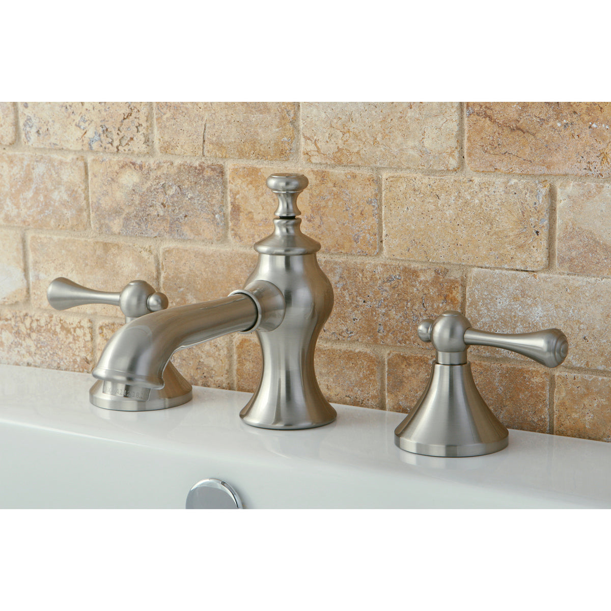 Kingston Brass KC7068BL 8 in. Widespread Bathroom Faucet