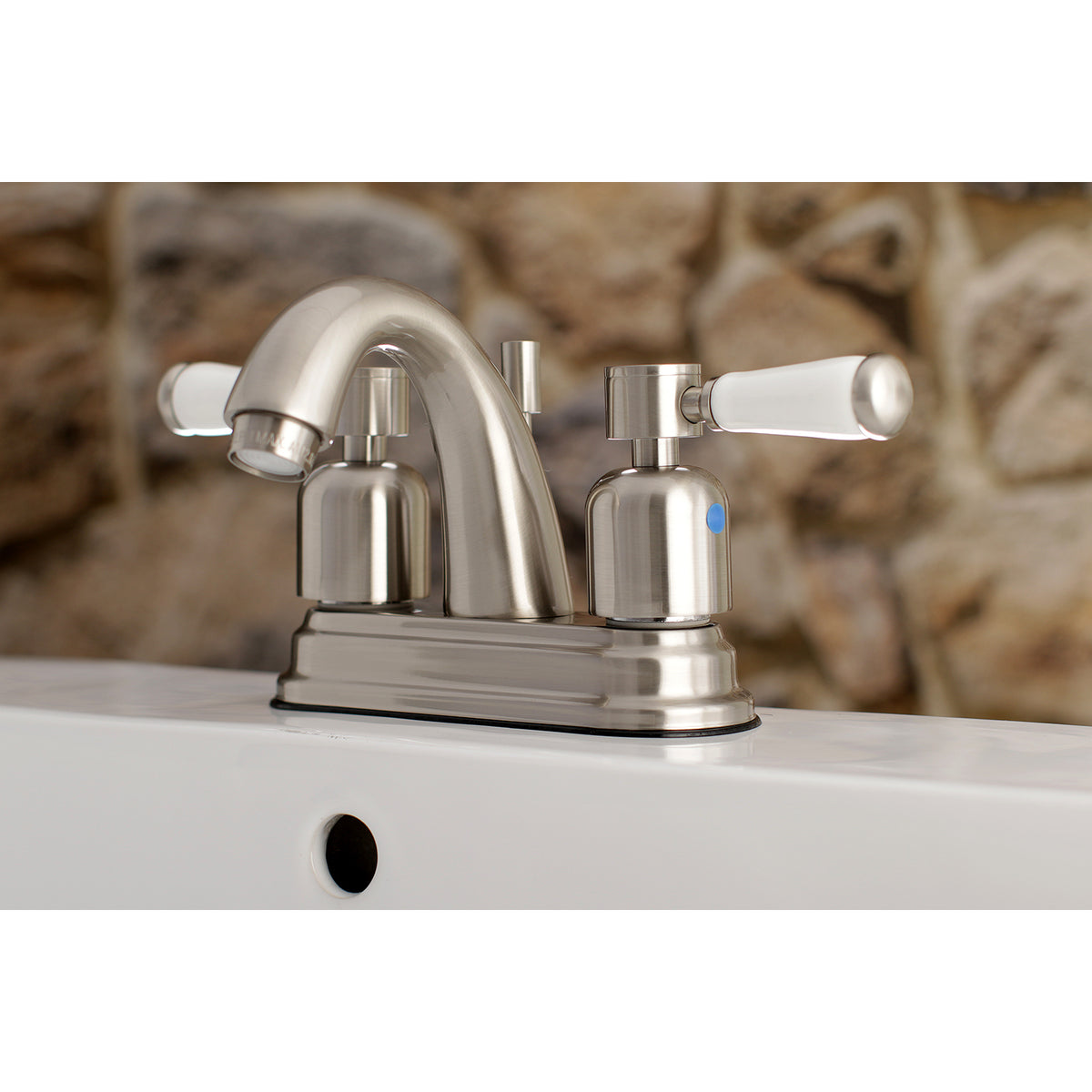 Kingston Brass KB8612DPL 4 in. Centerset Bathroom Faucet