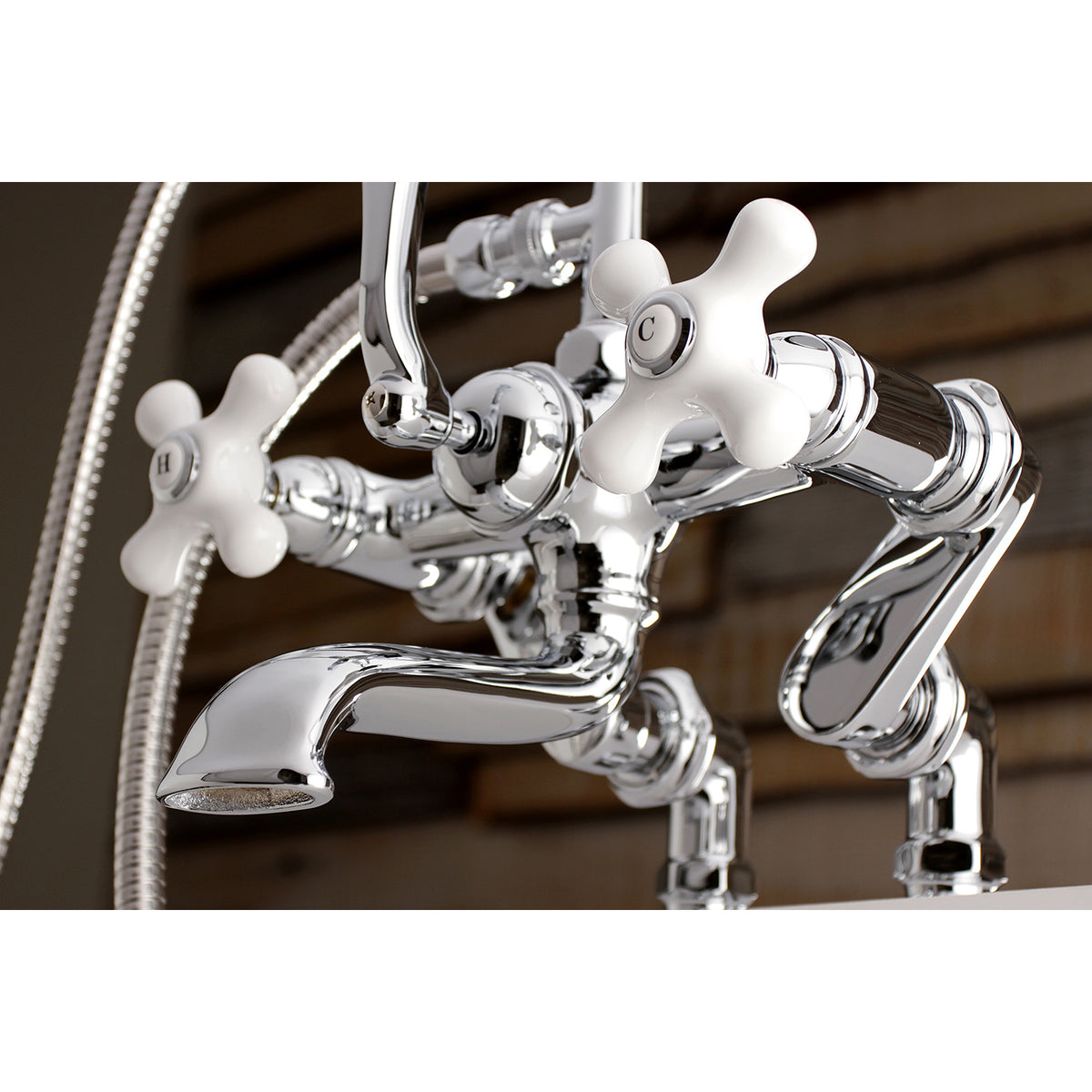 Auqa Vintage 7-inch Adjustable Clawfoot Tub Faucet with Hand Shower