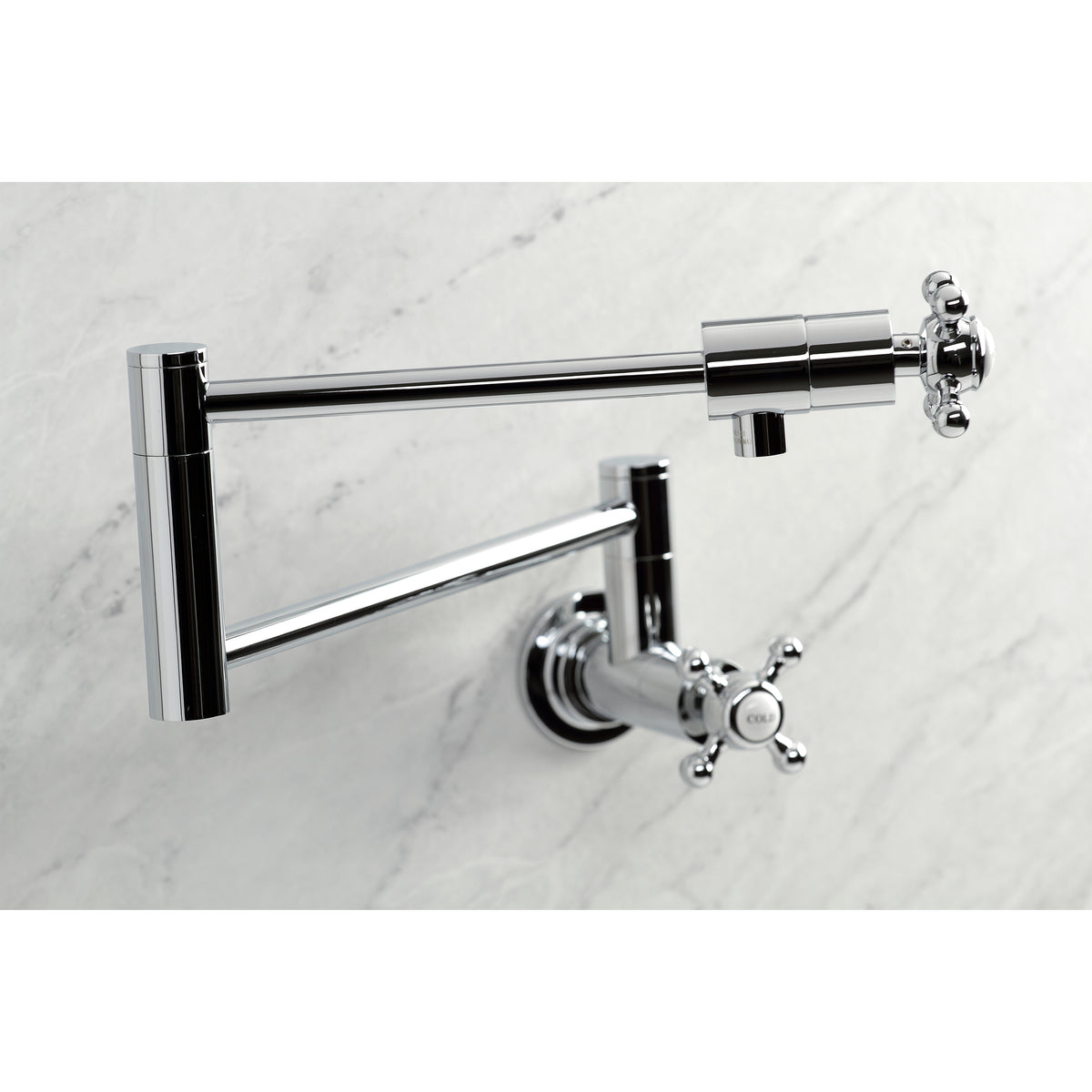 Kingston Brass KS4106BX Metropolitan Wall Mount Pot Filler
