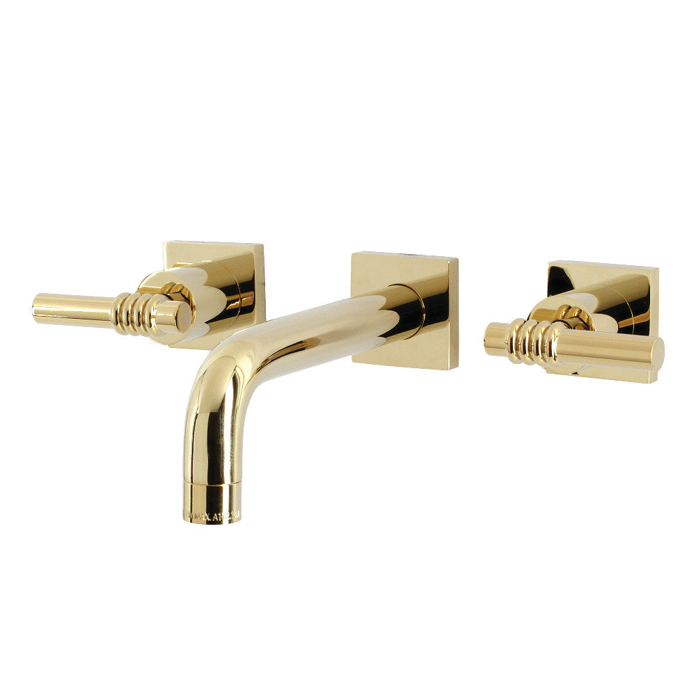 Kingston Brass KS6127ML Milano Two-Handle Wall Mount Bathroom Faucet