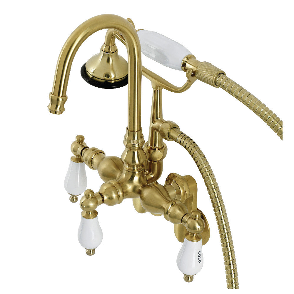 Aqua Vintage Wall Mount Clawfoot Tub Faucets