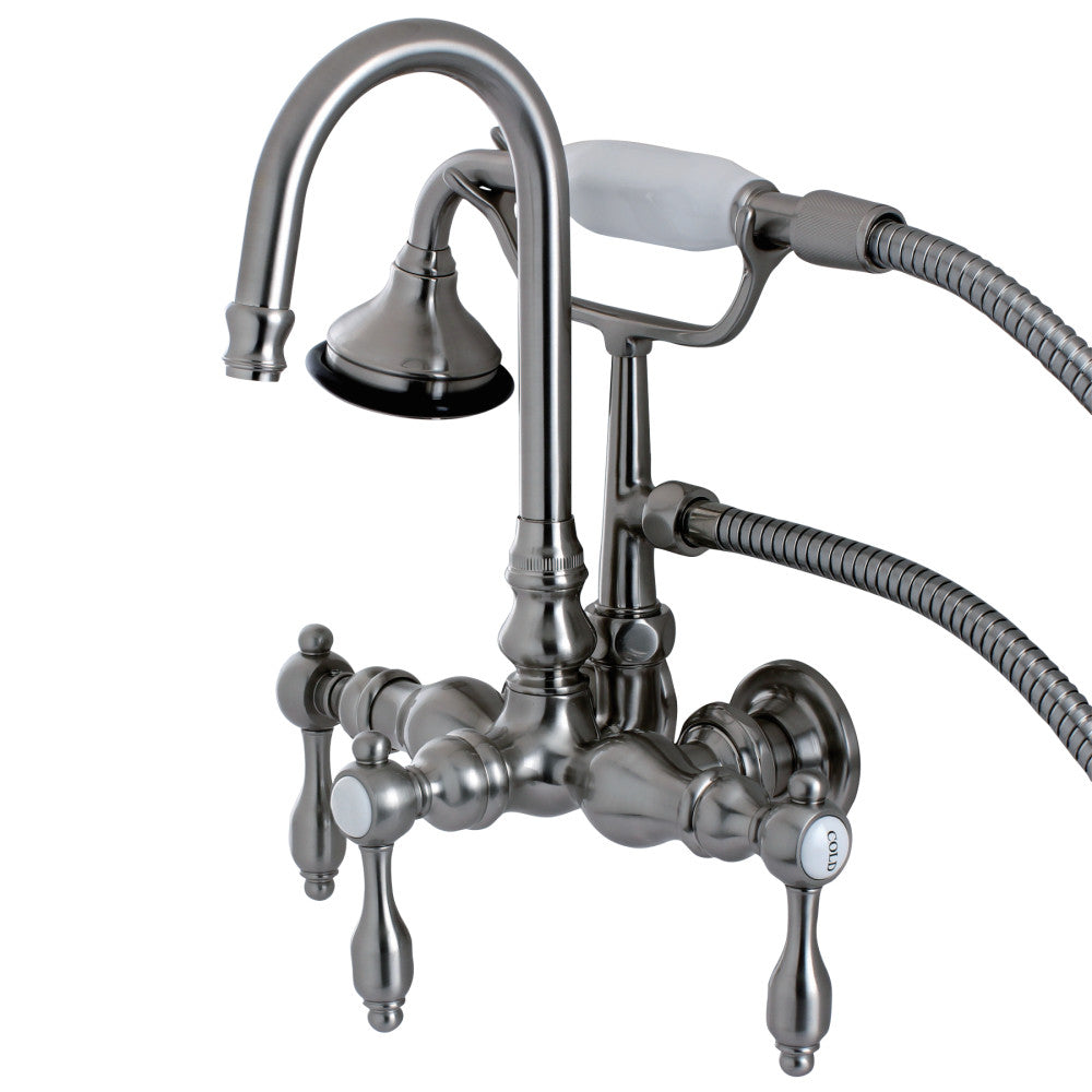 Aqua Vintage Tudor Wall Mount Clawfoot Tub Faucet