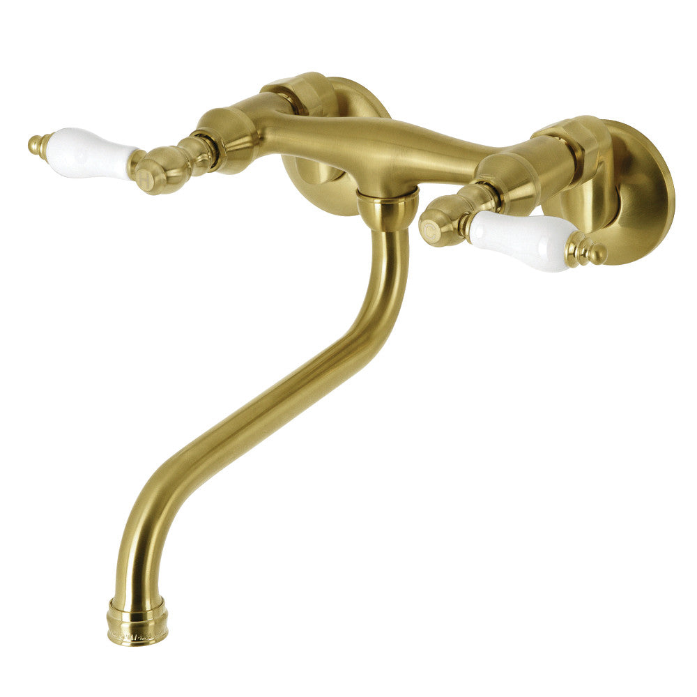 Kingston Brass KS515PN Wall Mount Bathroom Faucet