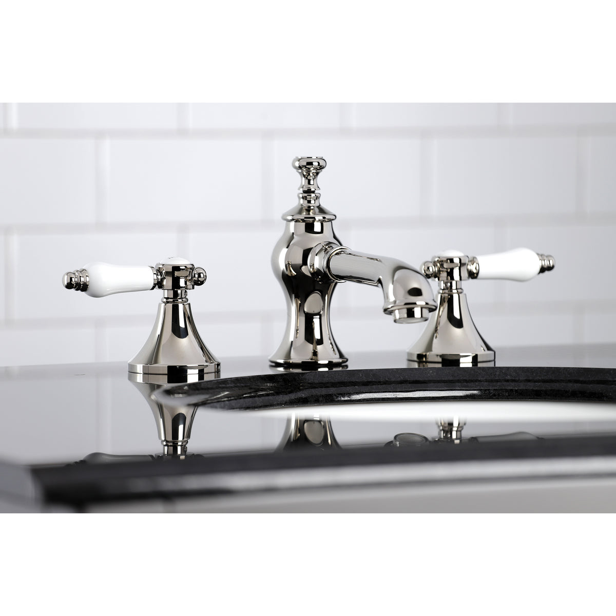 Kingston Brass KC7065BPL 8 in. Widespread Bathroom Faucet