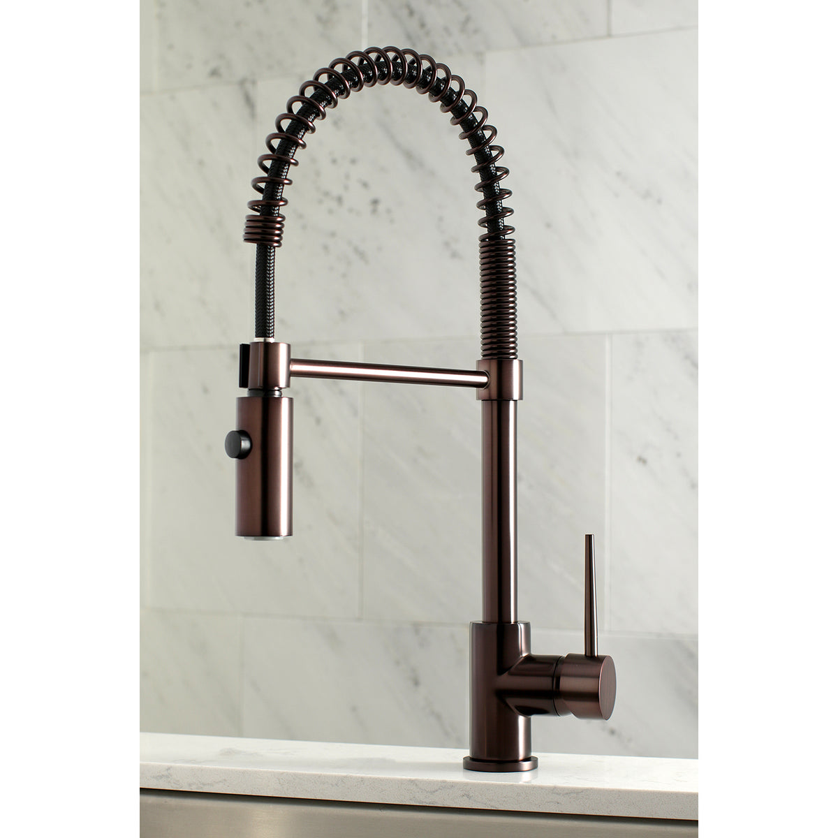 Gourmetier LS8777NYL New York Single-Handle Pre-Rinse Kitchen Faucet