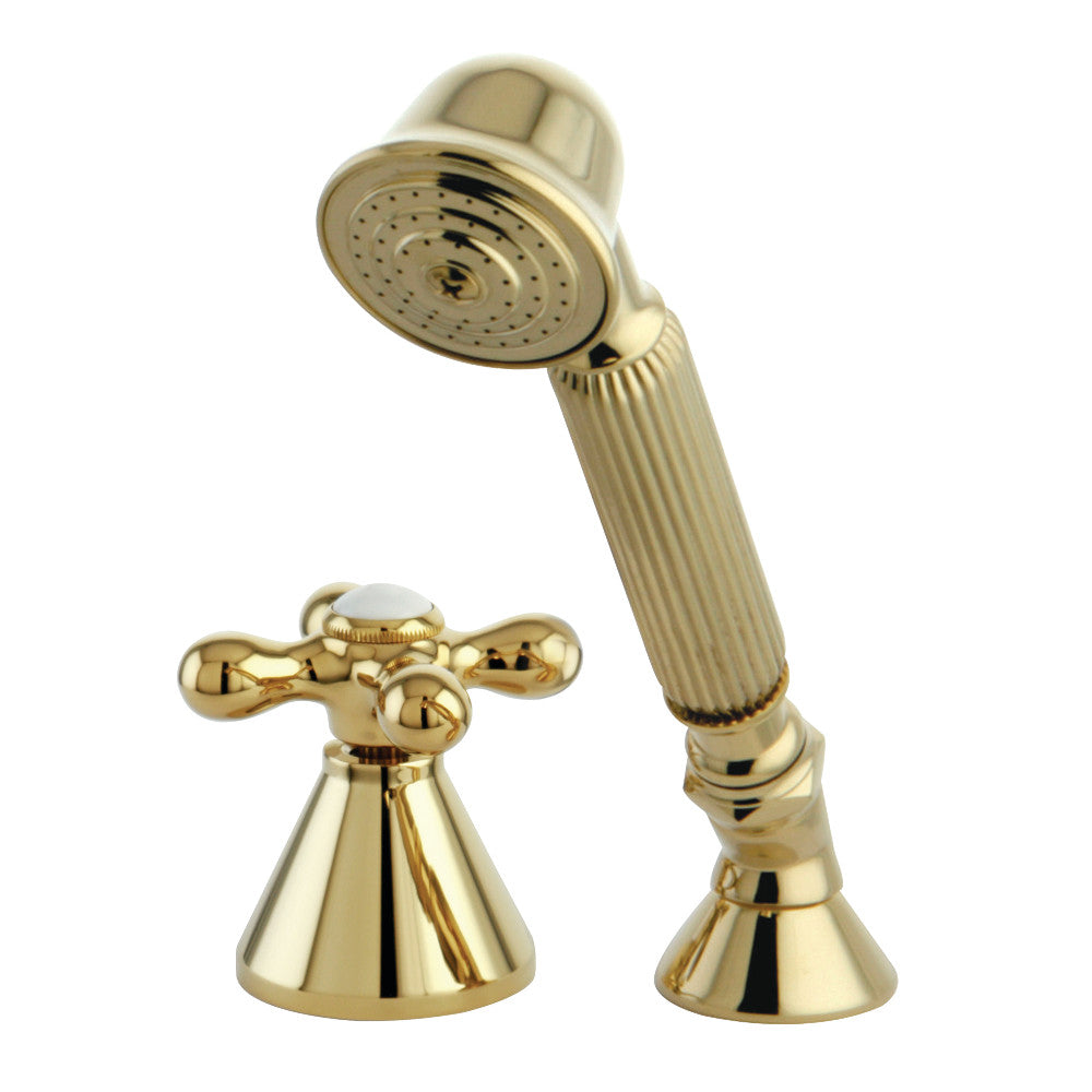 Kingston Brass Deck Mount Hand Shower with Diverter for Roman Tub Faucet