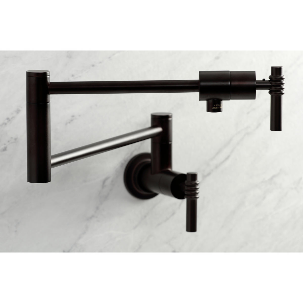 Kingston Brass KS4107ML Milano Wall Mount Pot Filler